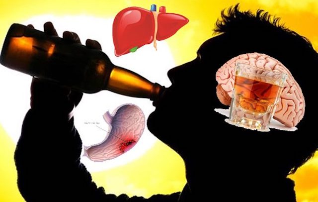 rượu ảnh hưởng đến bộ phận nào của não